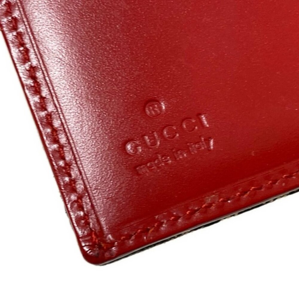 Authentic GUCCI Jackie GG Pattern Jacquard Leather Wallet br176-112025 - Picture 8 of 8
